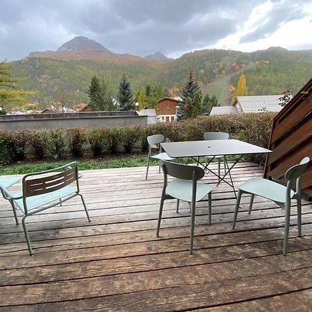 Appartement 4 Pers Grande Terrasse Vue Pistes Ski Saint-Chaffrey Dış mekan fotoğraf