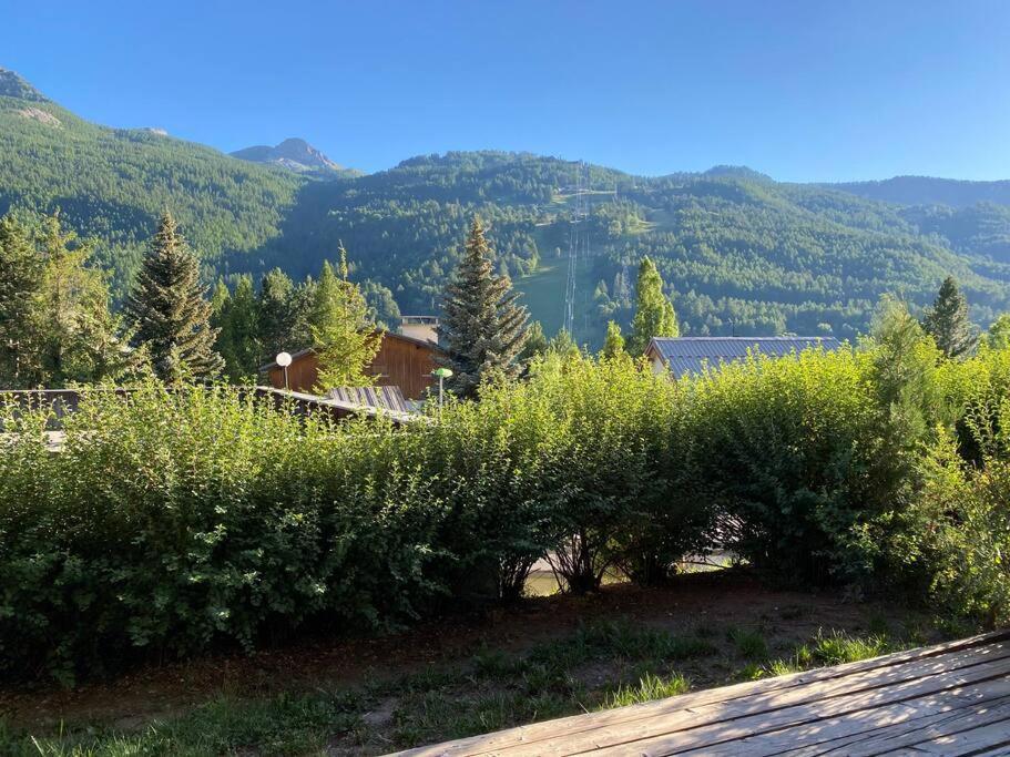Appartement 4 Pers Grande Terrasse Vue Pistes Ski Saint-Chaffrey Dış mekan fotoğraf